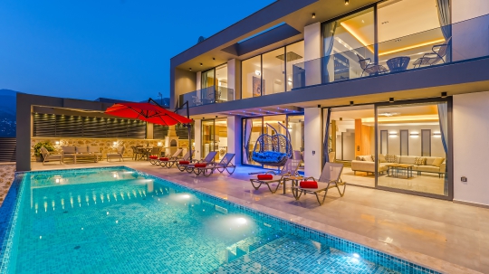 Villa Best, Özel havuzlu jakuzili ultra lüks aktiviteli deniz manzaralı villa.